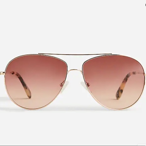 J. Crew Bondi Wire Frame Aviator Sunglasses - Picture 5 of 10